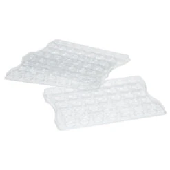 100% Chef Easy Mould Base Pack Rond 2,5 Cm Pvc Transparant 3 Stuks