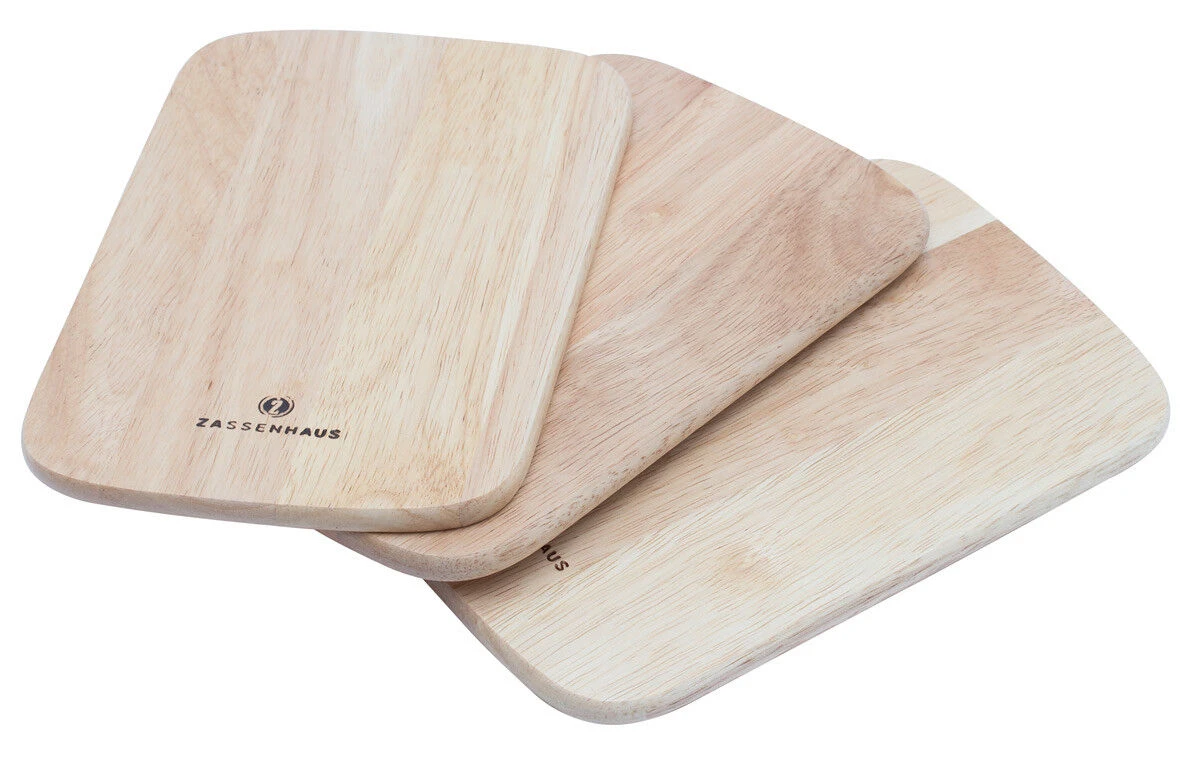 Zassenhaus Ontbijtplank 23 X 15 Cm Hout 3 Stuks 1 Zassenhaus Ontbijtplank 23 X 15 Cm Hout 3 Stuks