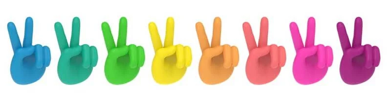 Winkee Peace Glass Markers Silicone 8 Stuks 1 Winkee Peace Glass Markers Silicone 8 Stuks