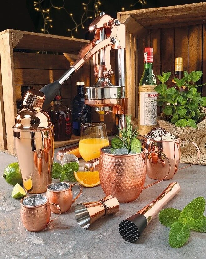 Cilio Cocktailshaker 500 Ml Rvs Koperkleurig 2 Cilio Cocktailshaker 500 Ml Rvs Koperkleurig - Afbeelding 2