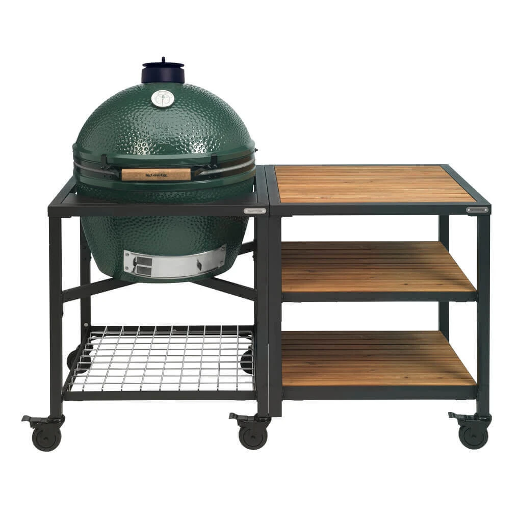 Big Green Egg Modular Outdoor Workspace Compleet Systeem Wood-Wood-Wood Incl. XXL Barbecue 1 Big Green Egg Modular Outdoor Workspace Compleet Systeem Wood-Wood-Wood Incl. XXL Barbecue