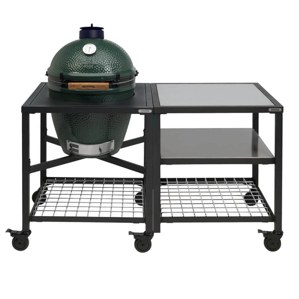 Big Green Egg Modular Outdoor Workspace Compleet Systeem SS-SS-Grid Incl. Large Barbecue 1 Big Green Egg Modular Outdoor Workspace Compleet Systeem SS-SS-Grid Incl. Large Barbecue