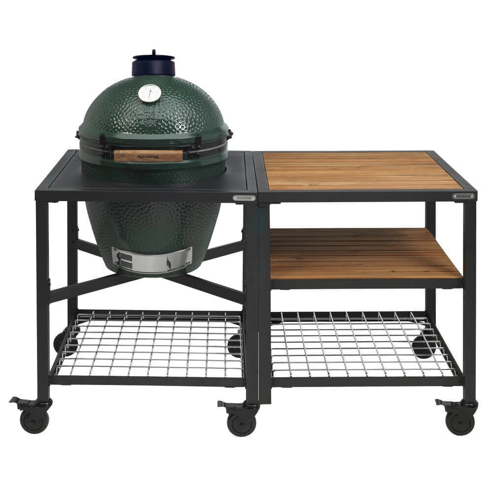 Big Green Egg Modular Outdoor Workspace Compleet Systeem Acacia Incl. Medium Barbecue 1 Big Green Egg Modular Outdoor Workspace Compleet Systeem Acacia Incl. Medium Barbecue