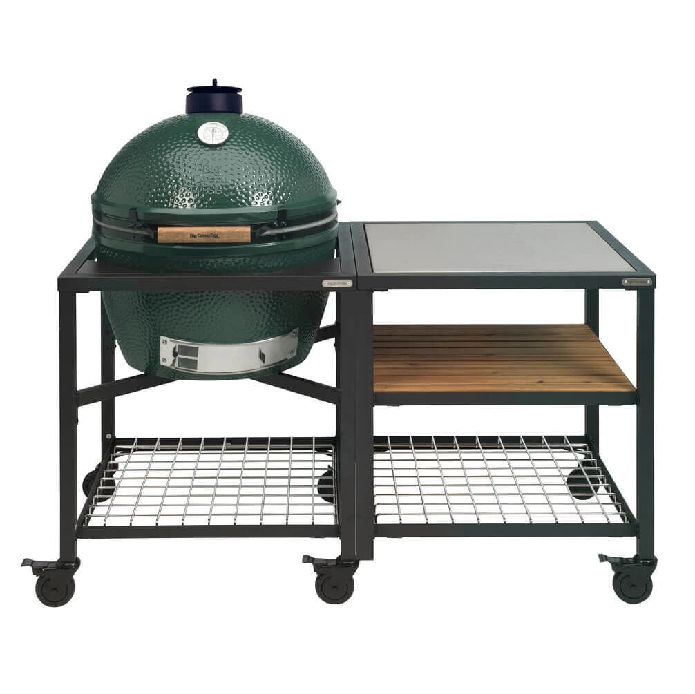 Big Green Egg Modular Outdoor Workspace Compleet Systeem SS-Wood-Grid Incl. Extra Large Barbecue 1 Big Green Egg Modular Outdoor Workspace Compleet Systeem SS-Wood-Grid Incl. Extra Large Barbecue