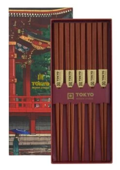 Oldenhof Eetstokjes 22,5 Cm Plain Brown 5 Stuks