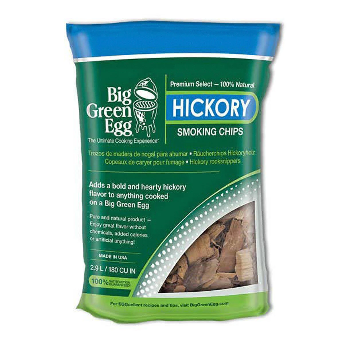 Big Green Egg Rookhout Hickory 2,9 Liter 1 Big Green Egg Rookhout Hickory 2,9 Liter