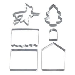 Westmark Uitsteekvorm Peperkoekhuis Rvs 6-delig