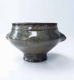 Oldenhof 1821 Soepterrine ø 9 Cm X 13 Cm Aardewerk Mosgroen