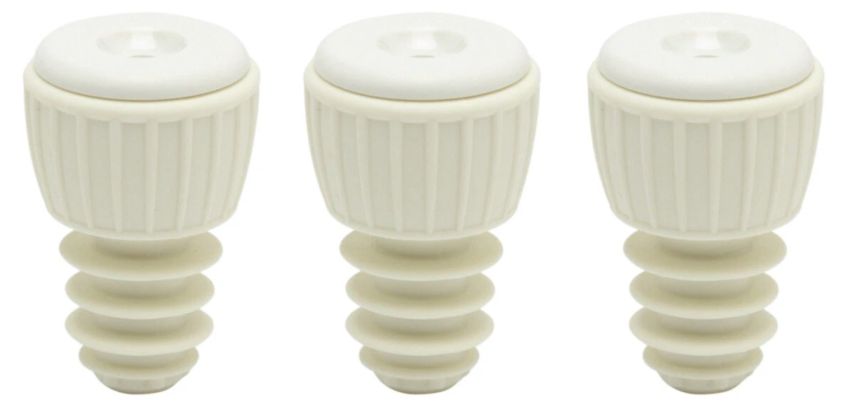 FoodSaver Wijnstoppers 5 Cm Kunststof Wit 3 Stuks 1 FoodSaver Wijnstoppers 5 Cm Kunststof Wit 3 Stuks