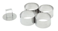 Gobel Kookringset Met Stamper Rond ø 7 Cm Rvs 5-delig