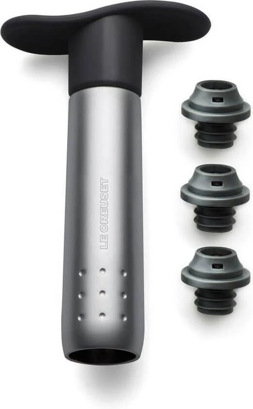 Le Creuset Screwpull WA-137 Soft Grip Wijnpompset Satijn 1 Le Creuset Screwpull WA-137 Soft Grip Wijnpompset Satijn