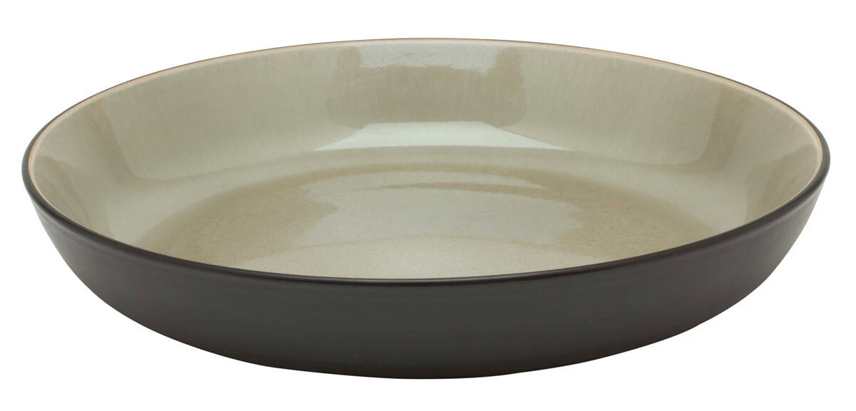 Serax Pure Lage Schaal ø 24,5 Cm Aardewerk Grijs/zwart 1 Serax Pure Lage Schaal ø 24,5 Cm Aardewerk Grijs/zwart