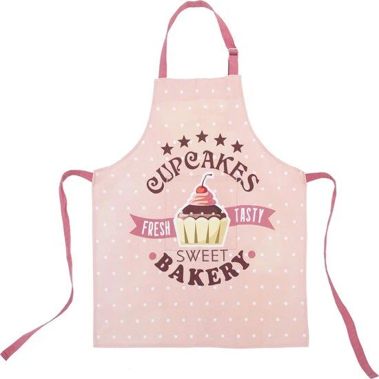 Tiseco Cupcakes Kinderset Keukentextiel Katoen 4-delig 2 Tiseco Cupcakes Kinderset Keukentextiel Katoen 4-delig - Afbeelding 2