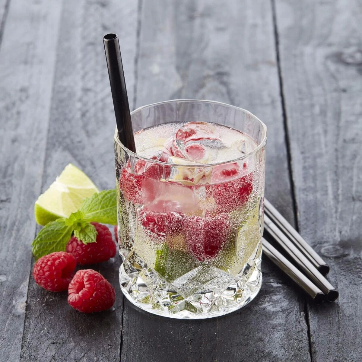 Point-Virgule 4 Herbruikbare Rietjes 14 Cm Rvs Zwart 2 Point-Virgule 4 Herbruikbare Rietjes 14 Cm Rvs Zwart - Afbeelding 2