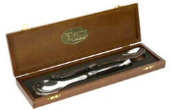 Laguiole En Aubrac Saladecouvert Buffelhoorn 2-delig