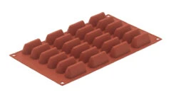 Silikomart Bakvorm 24 Choco Giandula Vormen 5 X 1,8 Cm Silicone Bruin