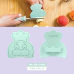 Chefclub Kindermes Met Vingerbeschermer Pastel -Kook Winkel 81rewgods l. ac sx679