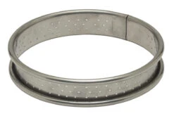 De Buyer Geperforeerde Taartring ø 10 Cm Rvs