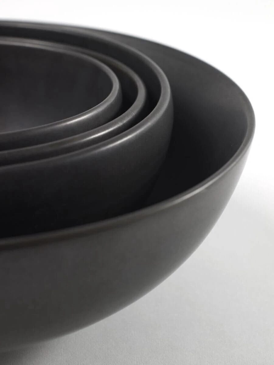 Serax Pure Kom 14,5 Cm Aardewerk Zwart 2 Serax Pure Kom 14,5 Cm Aardewerk Zwart - Afbeelding 2