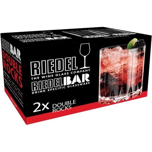 Riedel Drink Specific Glassware Double Rocks Whiskyglas 370 Ml Kristalglas 2 Stuks 2 Riedel Drink Specific Glassware Double Rocks Whiskyglas 370 Ml Kristalglas 2 Stuks - Afbeelding 2