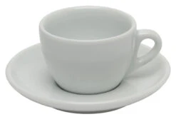 D'Ancap Palermo Competition Cappuccinokop En Schotel 150 Ml ø 8 Cm Porselein Wit