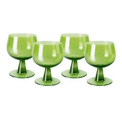 HK Living The Emeralds AGL4473 Wijnglas Laag ø 8,5 Cm Lime Groen 4-delig 1 HK Living The Emeralds AGL4473 Wijnglas Laag ø 8,5 Cm Lime Groen 4-delig