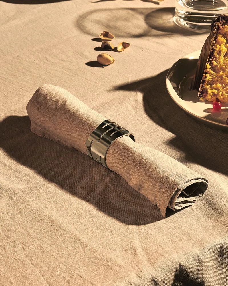 Alessi Barkring Servetringen Rvs 2-delig 2 Alessi Barkring Servetringen Rvs 2-delig - Afbeelding 2