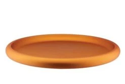 Alessi Il Tornitore Matto ITM03 O Discolo Centrepiece ø 34 Cm Aluminium Oranje