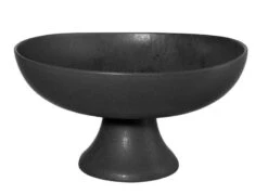 ASA Selection Grande Fruitschaal Op Voet ø 33 Cm Porselein Zwart