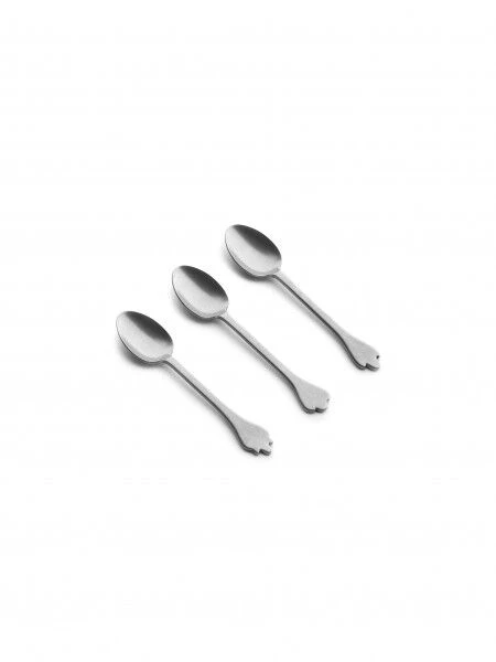 Serax Merci Mix 1-2-3 Espressolepel Mirror Stone Wash 3 Stuks 1 Serax Merci Mix 1-2-3 Espressolepel Mirror Stone Wash 3 Stuks