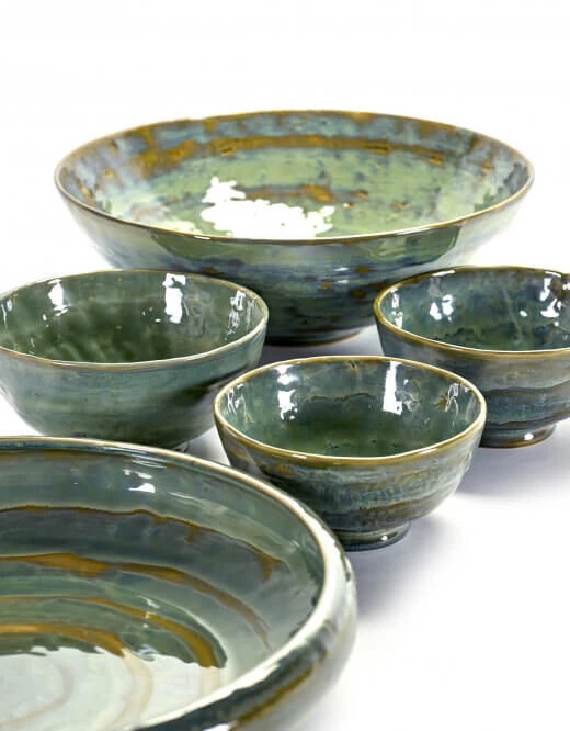 Serax Pure Kom ø 15 Cm Keramiek Groen 2 Serax Pure Kom ø 15 Cm Keramiek Groen - Afbeelding 2