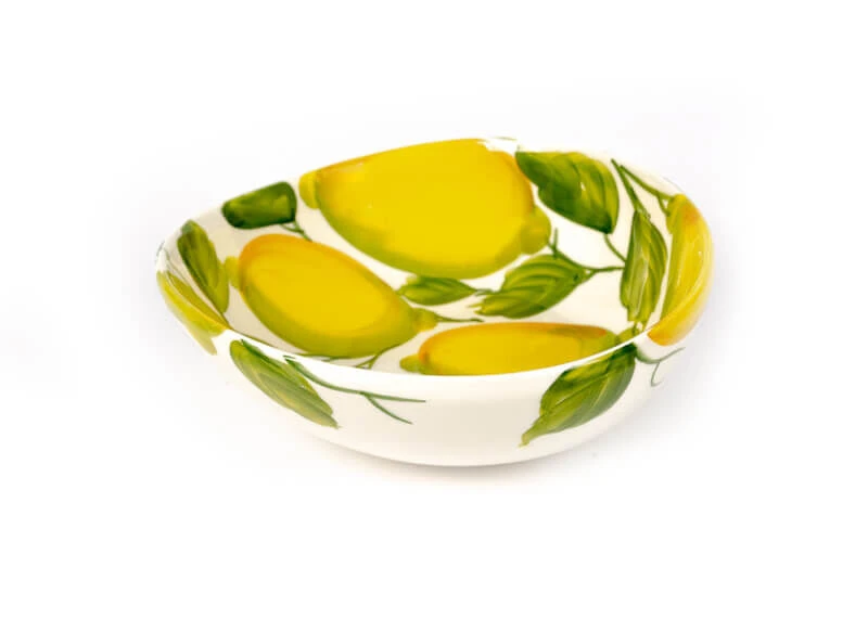 Oldenhof Organische Schaal Met Citroenen ø 20 Cm Aardewerk Wit 1 Oldenhof Organische Schaal Met Citroenen ø 20 Cm Aardewerk Wit