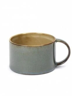 Serax Terres De RĂªves Koffiekop Stone Ware ø 8 Cm H 5,1 Cm - Misty Grey/smokey Blue
