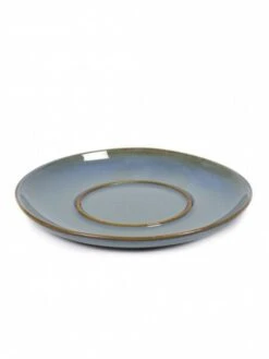 Serax Terres De RĂªves Schotel Voor Koffiekop 6 Cm Stone Ware ø 13,5 Cm H 1,2 Cm - Smokey Blue