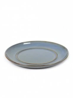 Serax Terres De RĂªves Schotel Voor Koffiekop 8 Cm Stone Ware ø 13,5 Cm H 1,2 Cm - Smokey Blue