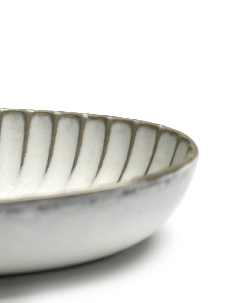 Serax INKU By Sergio Herman Serveerschaal Ovaal 22 X 15,4 Cm H 2,7 Cm Aardewerk Wit 2 Serax INKU By Sergio Herman Serveerschaal Ovaal 22 X 15,4 Cm H 2,7 Cm Aardewerk Wit - Afbeelding 2