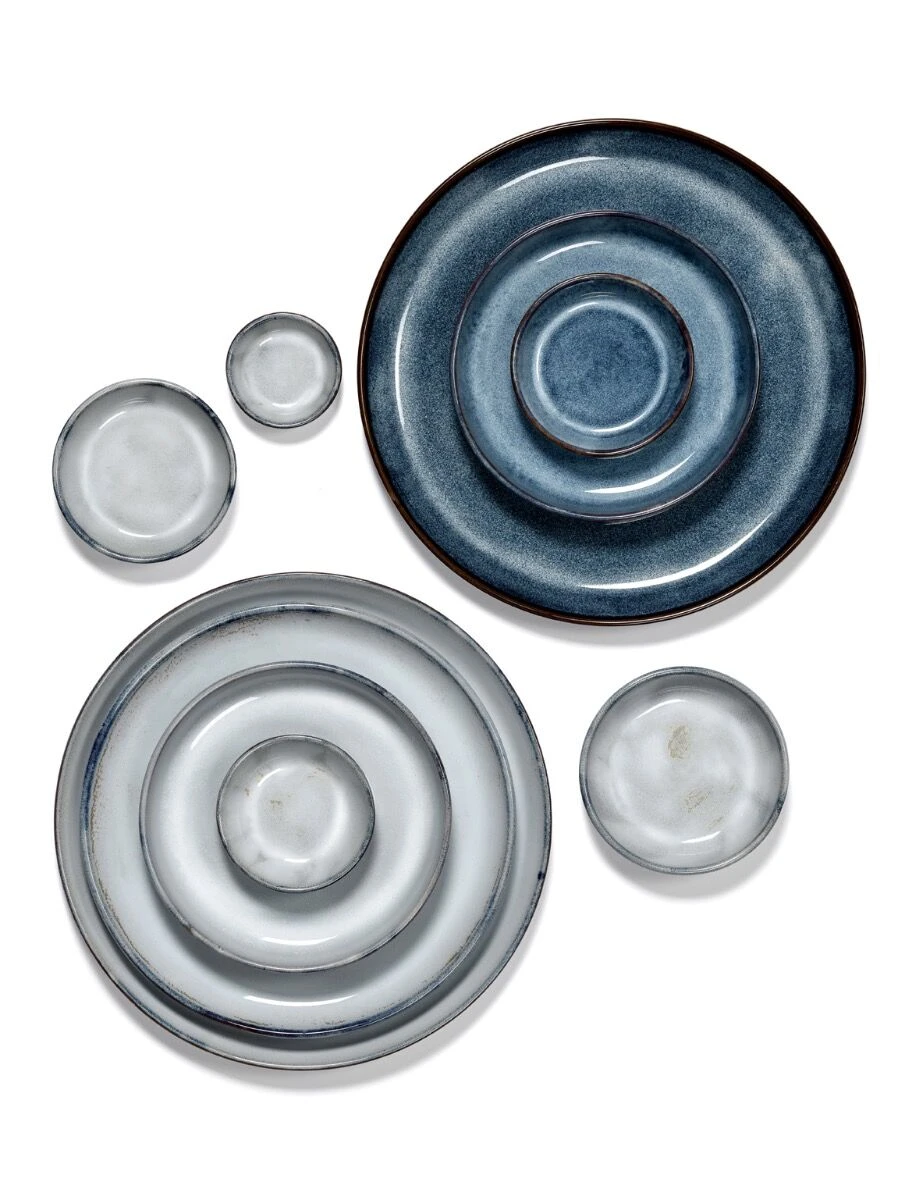 Serax Pure Kommenset Met Deksel ø 14 Cm H 15 Cm Keramiek Dark Blue Glazed 3-delig 5 Serax Pure Kommenset Met Deksel ø 14 Cm H 15 Cm Keramiek Dark Blue Glazed 3-delig - Afbeelding 5
