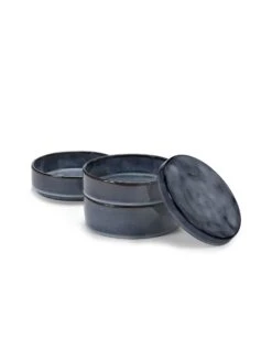 Serax Pure Kommenset Met Deksel ø 14 Cm H 15 Cm Keramiek Dark Blue Glazed 3-delig 9 Serax Pure Kommenset Met Deksel ø 14 Cm H 15 Cm Keramiek Dark Blue Glazed 3-delig -Kook Winkel b5120412ds2 m2 1
