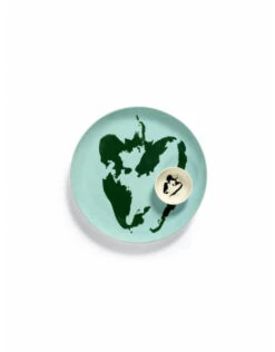 Serax Feast By Ottolenghi Bord L ø 26 Cm H 2 Cm Aardewerk Azure + Pepper Green -Kook Winkel b8921006hs2