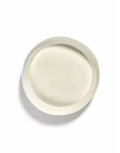 Serax Feast By Ottolenghi Serveerschaal L ø 36 Cm H 6 Cm Aardewerk White + Swirl Stripes Red -Kook Winkel b8921014as1