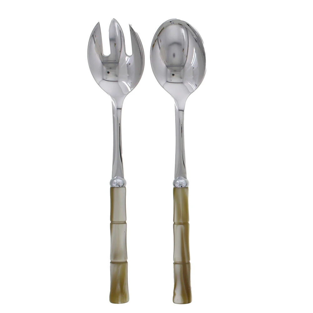 Rivadossi Sandro Bamboo Slacouvert Champagne 2-delig 1 Rivadossi Sandro Bamboo Slacouvert Champagne 2-delig