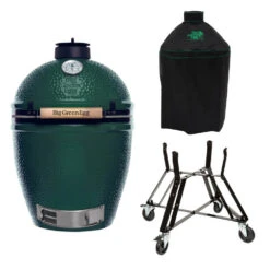 Big Green Egg Large Barbecue ø 47 Cm Keramiek Groen Met Onderstel En Hoes -Kook Winkel bge hoofd 2 large nest cover