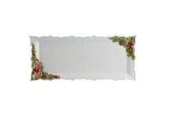 Bordallo Christmas Garland Cakebord 43 X 18,5 Cm Aardewerk