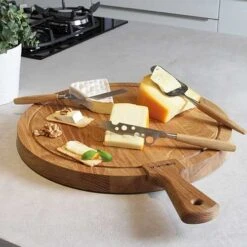 Boska Friends Serveerplank L ø 40 Cm Eikenhout -Kook Winkel boska sfeerbeeld 4 1