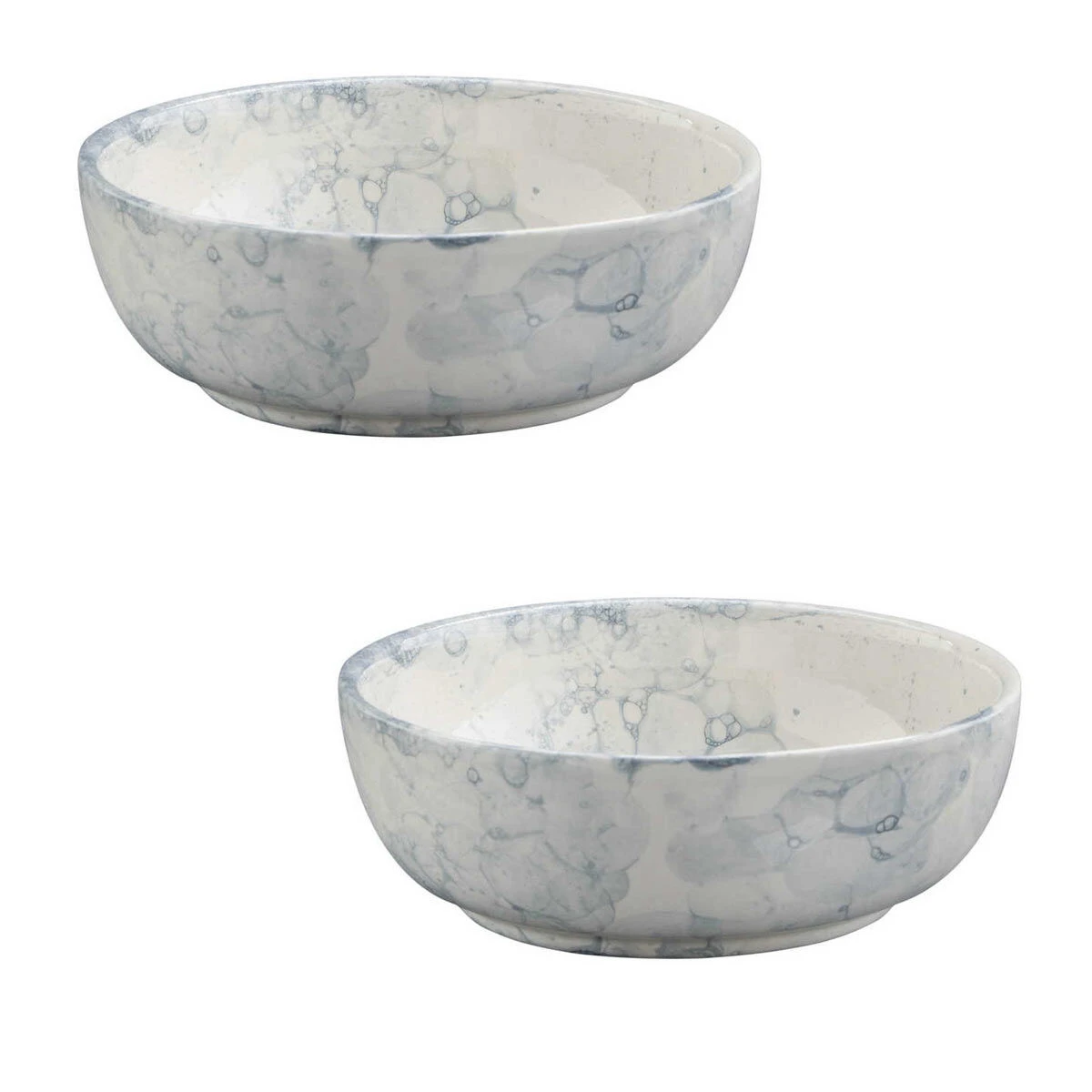 Bowls And Dishes Espuma Kom ø 15 Cm Aardewerk Grijs 2 Stuks - Afbeelding 2