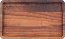 Bowls And Dishes Pure Walnut Wood Serveertray 20 X 12 Cm