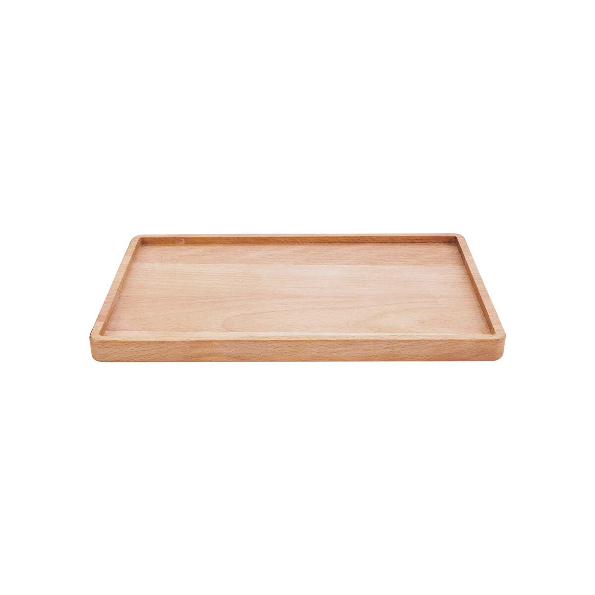 Bowls And Dishes Puur Hout Serveertray 28 X 17 Cm Beukenhout - Afbeelding 2