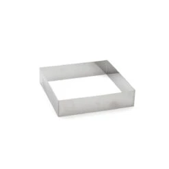 De Buyer Taartring Vierkant 20 Cm Rvs
