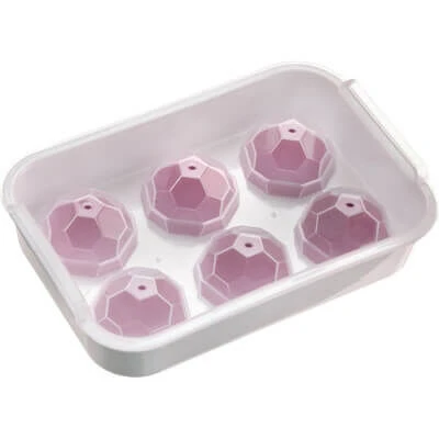 Westmark Crystal Ijsblokjesvorm Met Deksel Voor 6 Ijsblokjes Silicone Wit 1 Westmark Crystal Ijsblokjesvorm Met Deksel Voor 6 Ijsblokjes Silicone Wit