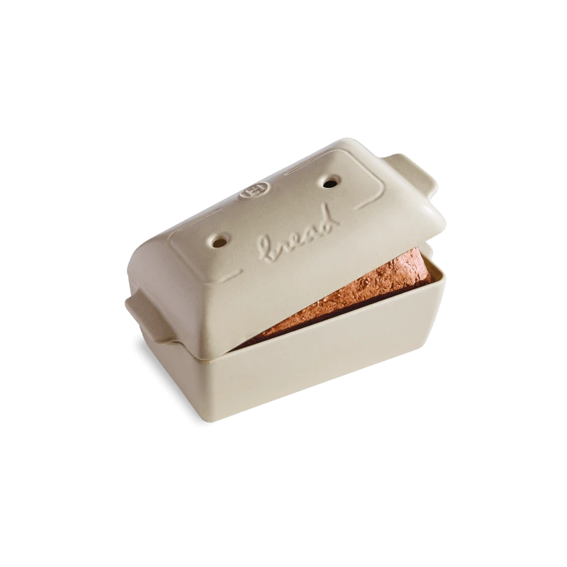 Emile Henry Le Moule à Pain Broodbakpan 22 X 13 X 7 Cm Aardewerk Crème